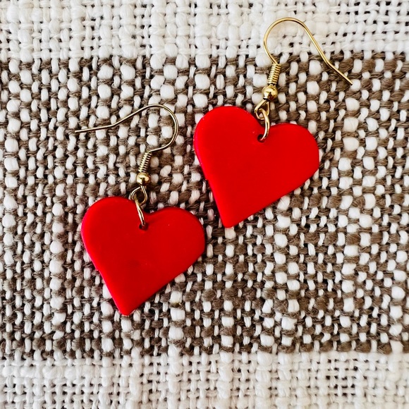 True Love ❤️ Polymer Clay Earrings by Mint&Rose - Picture 4 of 4